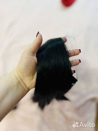 Шиньон из натуральных волос