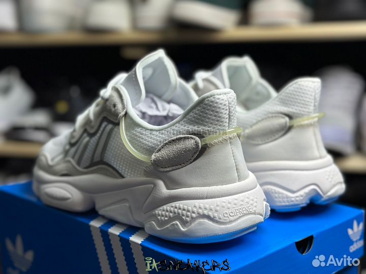 Кроссовки Adidas ozweego белые 37-45 унисекс