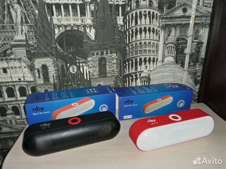 Колонки блютуз колонка 1 шт. красная в наличии