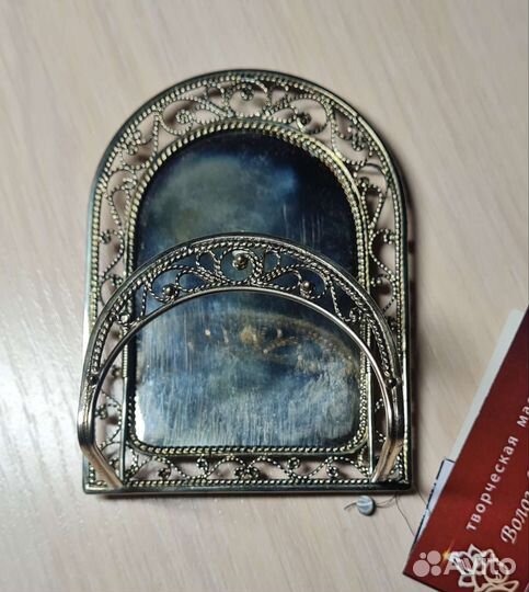 Панно-арка финифть мельхиор