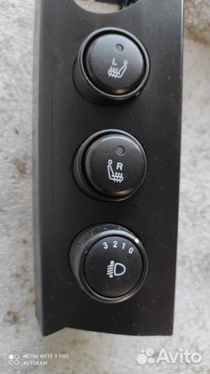 Кнопка обогрева сидений Ssang Yong Kyron