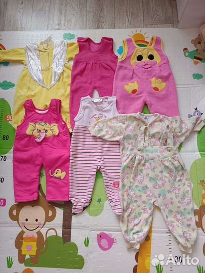 Детские вещи пакетом для девочки 3-6 мес