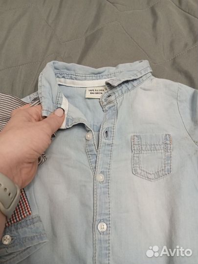 Рубашка на мальчика 68