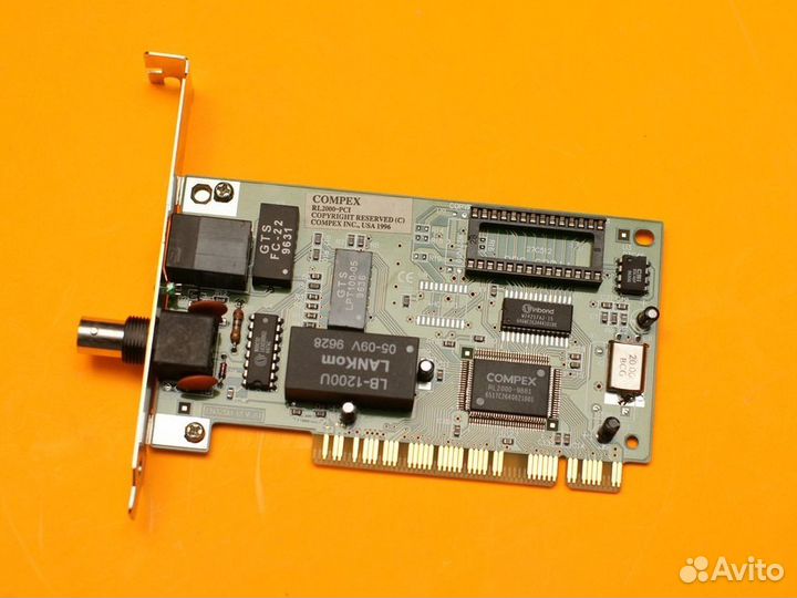 Сетевая карта 100Мбит/с, RG45