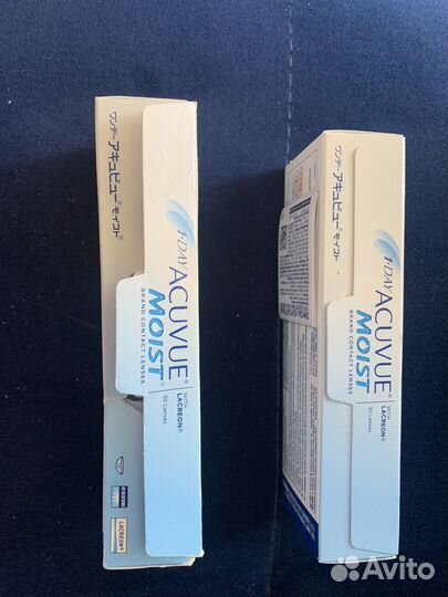 Линзы контактные1day acuvue moist -3.50, 9.0