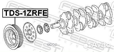Шкив коленвала TDS-1zrfe
