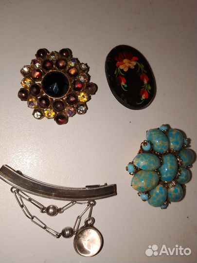 Винтажная брошь