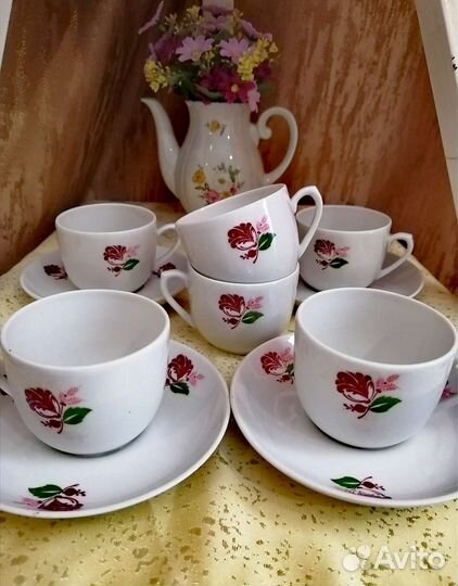 Кофейные сервиз. Чашки. Вербилки
