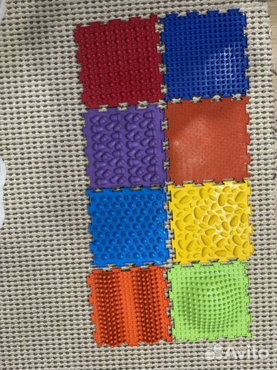 Коврик ортопедический массажный 8 пазлов