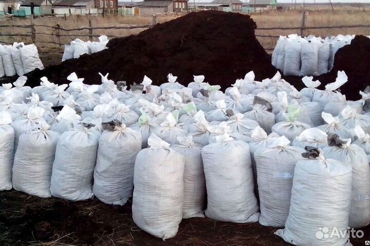 Чернозем в мешках и навоз перегной с доставкой