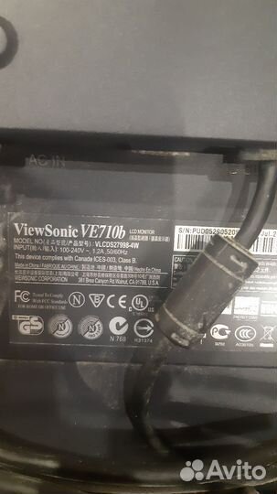Монитор для компьютера бу viewsonic