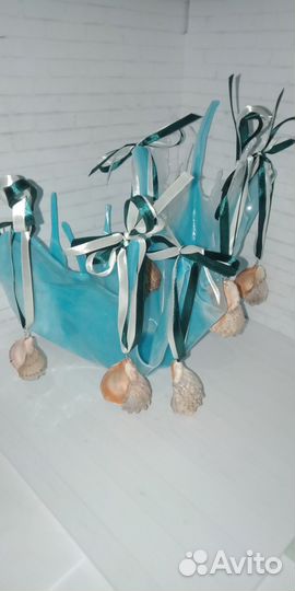 Ракушки на елку 6шт