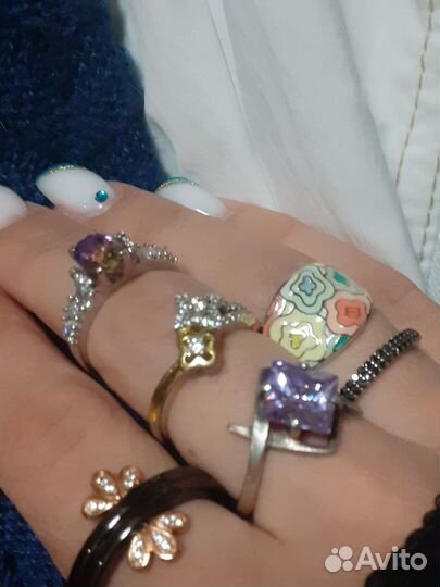 Серебряное кольцо женское
