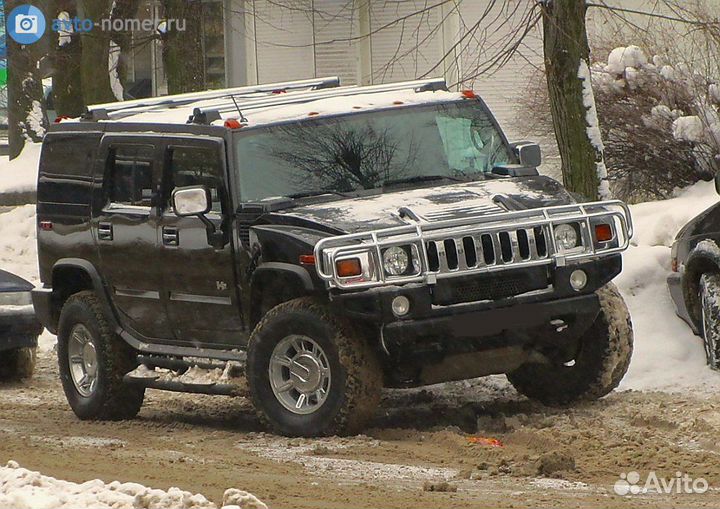 Кенгурятник Hummer H2