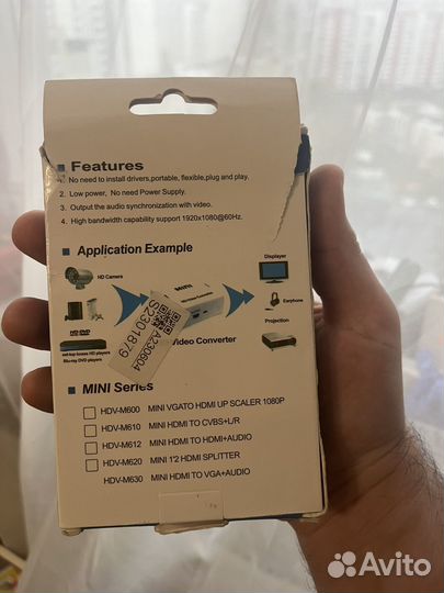 Конвертер hdmi / av