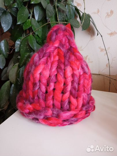 Шапка имиджевая очень крупные косы