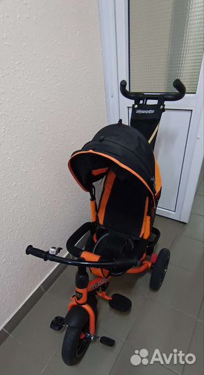 Велосипед детский с ручкой