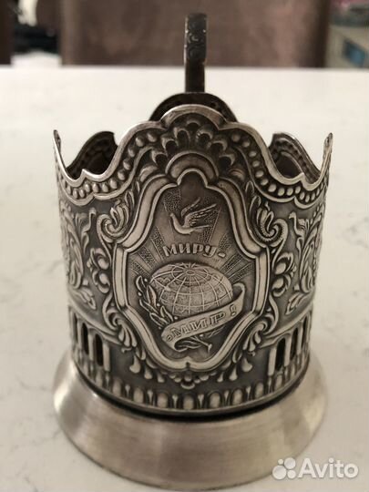 Подстаканник мельхиор СССР