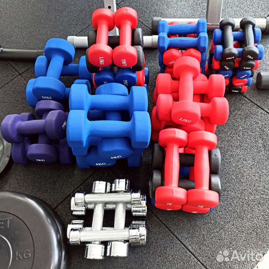 Гантели для фитнеса неопреновые
