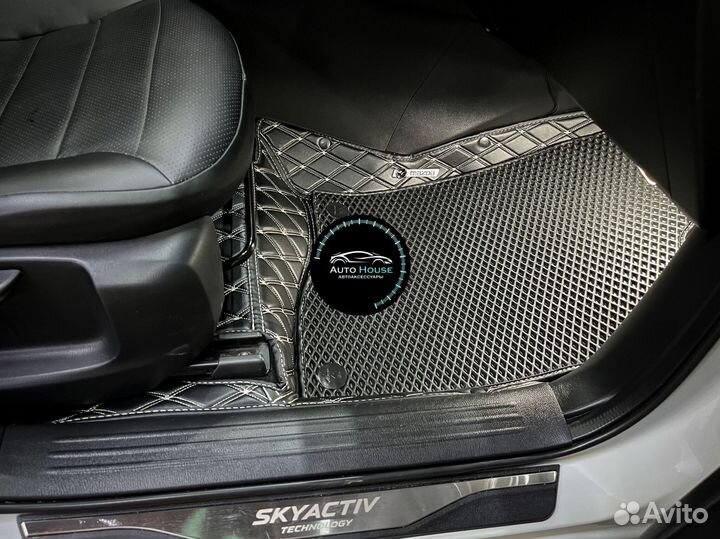 3D коврик из экокожи Mazda CX-5