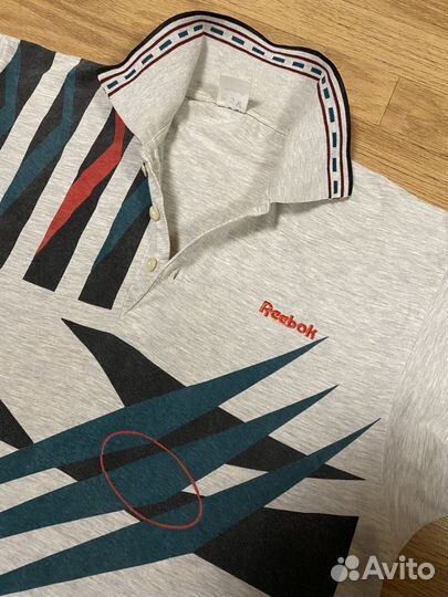 Винтажное поло Reebok '80х