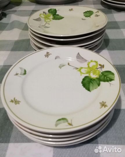 Редкий столовый сервиз Орех Дулево 60гг