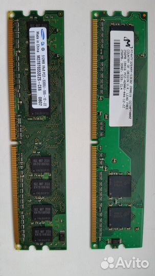 Оперативная память ddr2 на 512mb