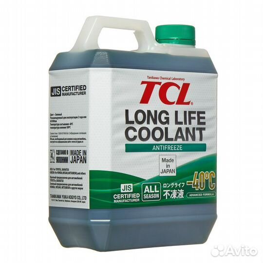 TCL Long Life Coolant green -40C (4 литра)