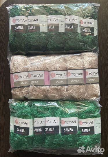 Пряжа YarnArt Samba (травка)