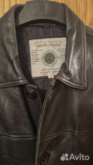 Кожаная куртка мужская