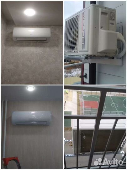 Установка Монтаж кондиционеров Закладка трасс