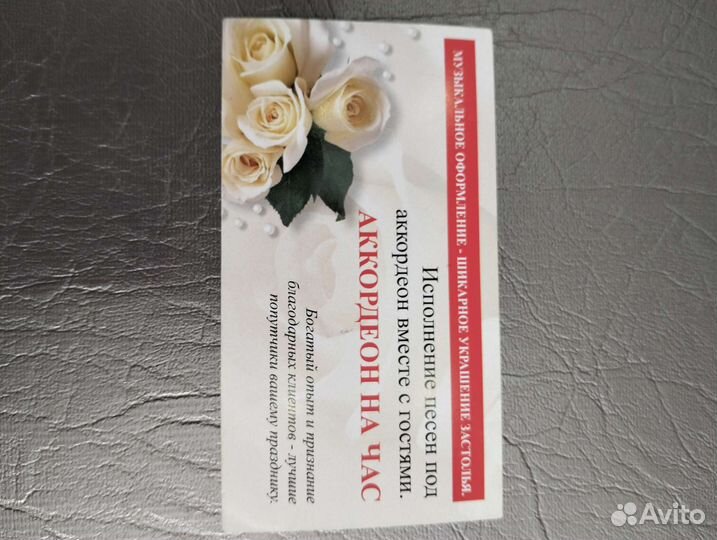 Ведущая - профессионал.Программа.Аккордеон на час