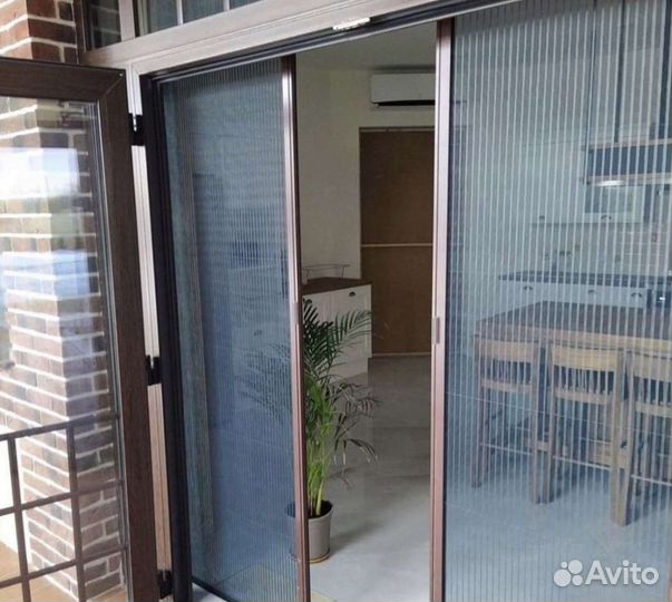 Москитная сетка плиссе раздвижная