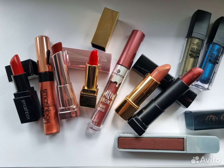 Помады, карандаш, ср-ва для волос