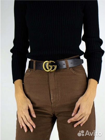 Gucci золото и серебро ремень женская