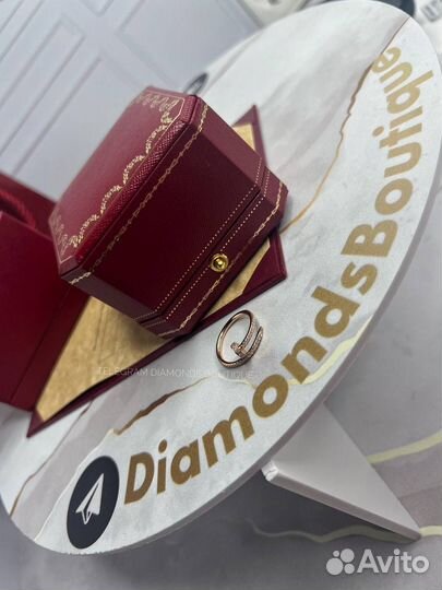 Кольцо cartier juste un clou small paved