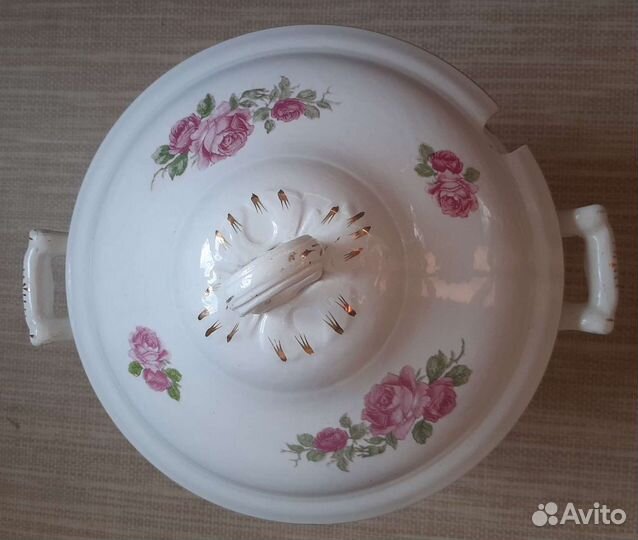 Супница, 1920-е годы, антиквариат, з-д Буды СССР