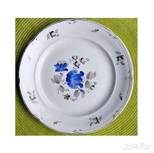 Блюдо Фаянсовое Конаково З.и.К 1952 Завод Калинина