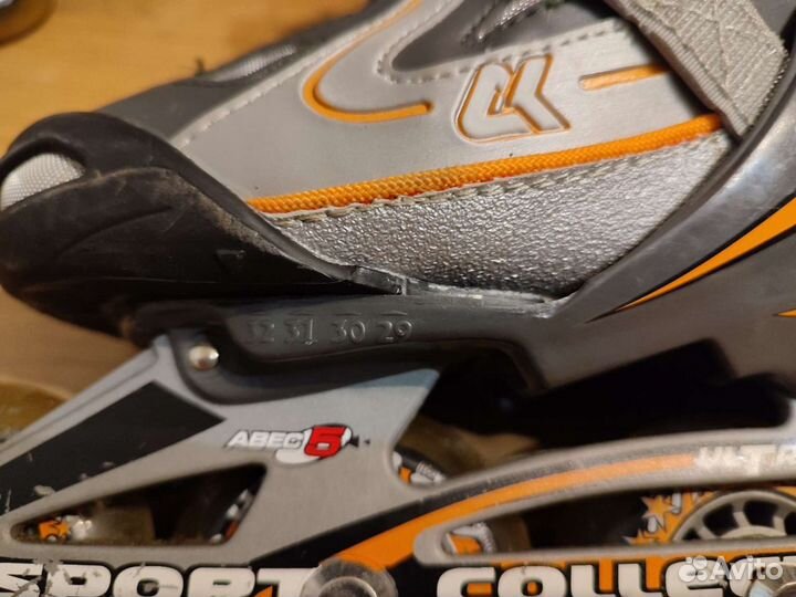 Подростковые роликовые коньки(р-р 29-32)