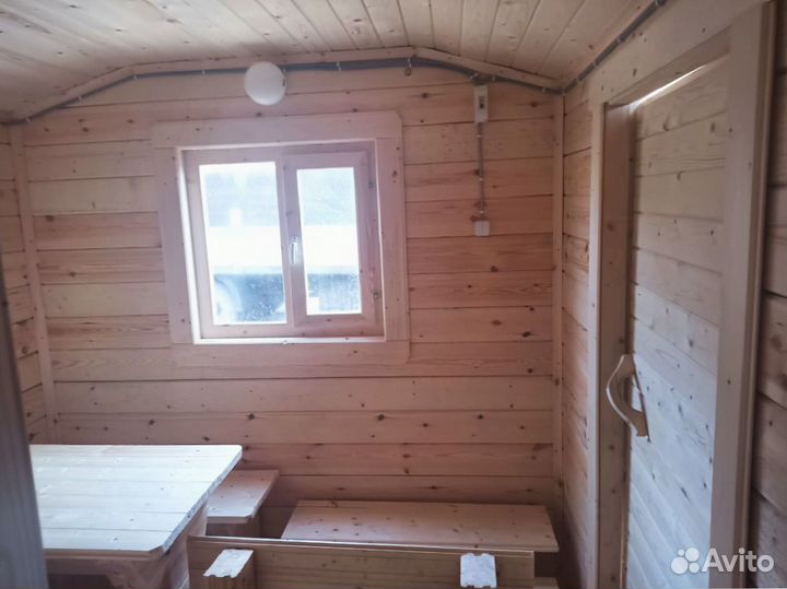 Готовая мобильная баня под ключ с доставкой