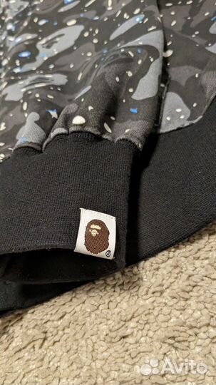 Bape shark zip hoodie camo space