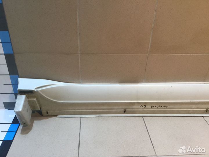 Накладка порога наружная Митсубиси Паджеро 3