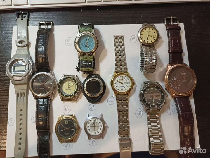 Часы Чайка, Слава, Orient, Megali, AquA, Remark