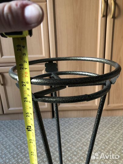 Подставка для цветов напольная металлическая