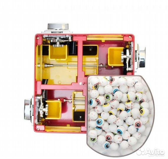 Фиксомат, продажа жевачки игрушки в капсулах Колба