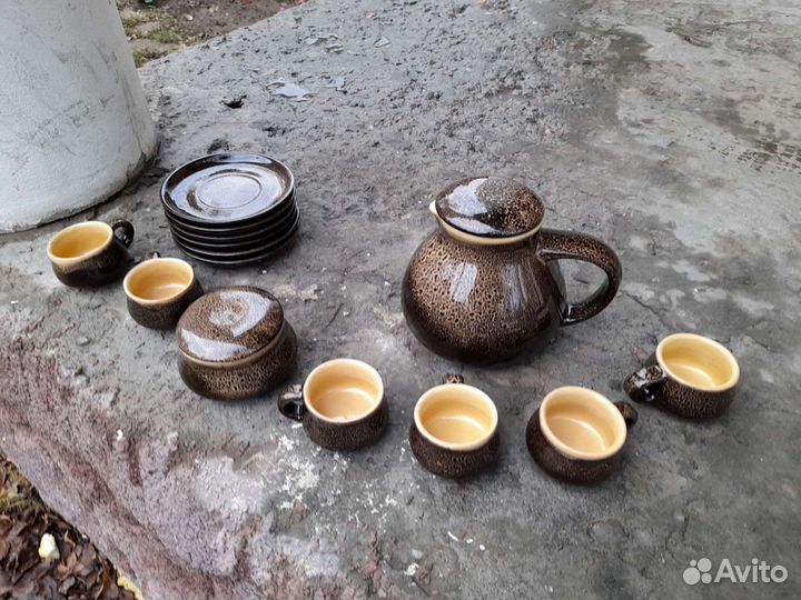 Кофейный сервиз керамический