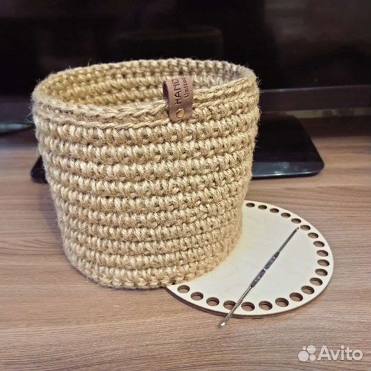 Корзинка из джута