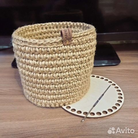 Корзинка из джута