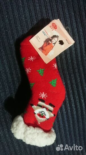 Носки новогодние детские