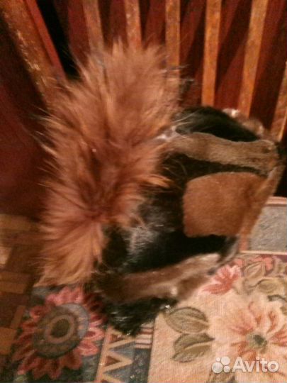 Капор детский из натурального меха